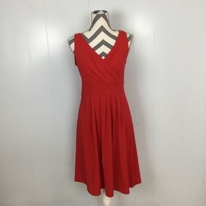 Red Lands End Dress